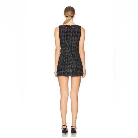 MAJORELLE Sabella Mini Dress in Black - Picture 5 of 10